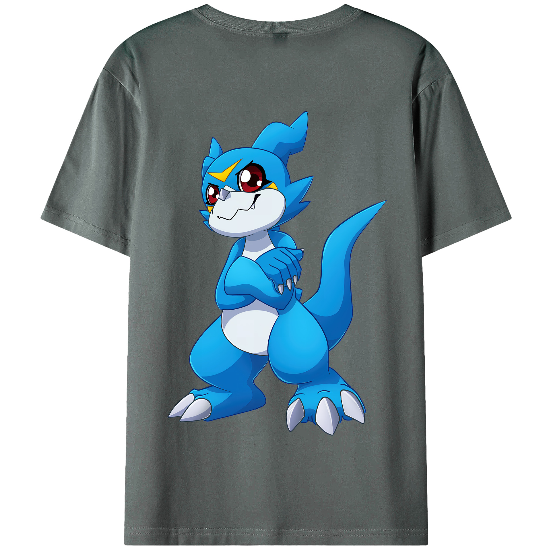 （画像用） Digimon デジタルモンスター/デジモン 綿100％半袖Tシャツ（背面プリント）